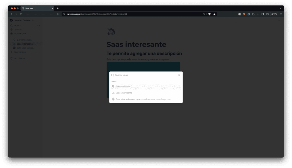 SaveIdea screenshot 8